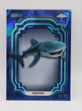 2024 Topps Disney Chrome Blue Wave Destiny /75 Finding Dory