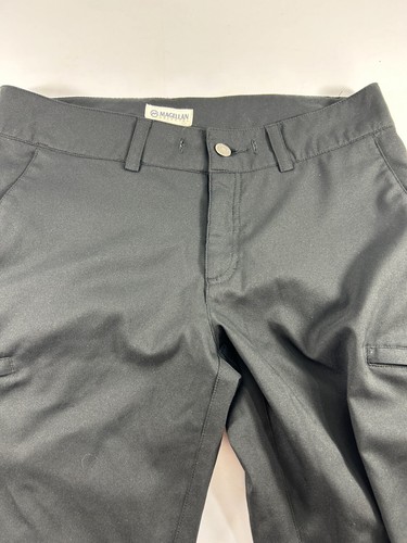 Magellan Womens Capri Pants Size Medium Black Hiking Outdoor Missing Drawstring - Picture 3 of 10