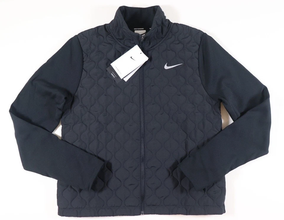 NIKE AEROLAYER INSULATED PADDED REPEL RUNNING JACKET BLACK DM1532-010 WOMEN S - Image 2 of 4