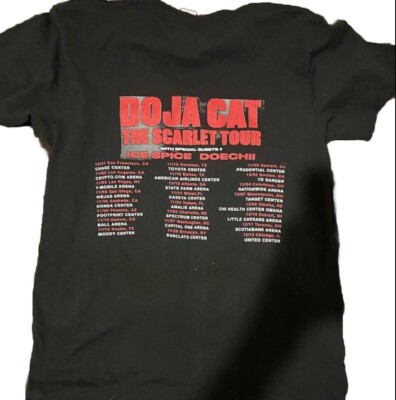 Doja Cat Ice Spice “ The Scarlet Tour” T-Shirt Unworn Double Sided