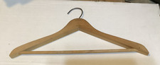 HEAVY WOODEN SUIT/COAT TAN HANGER