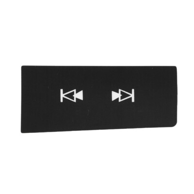 Steering Wheel Button Repair Decals Stickers For Ford Mustang 2010-2012 - Black, Dustproof Overlay