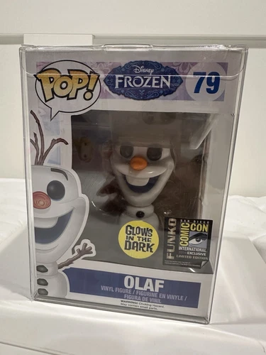 Funko 2014 Convention Exclusive Disney Frozen Olaf Glow in the Dark W Protector
