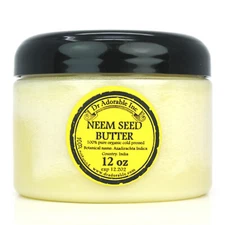 Premium Neem Butter 100% Pure Raw Cold Pressed You Pick Size  Free Shipping
