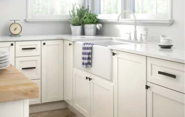 12-Pack Brainerd 1” (25mm) Flared Square Knob Flat Black (P39934W) - Image 3 of 4