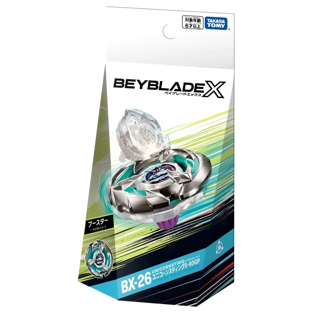Takara Tomy Beyblade X Booster BX-26 Unicorn Sting 5-60GP | eBay