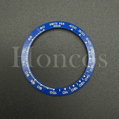 CERAMIC BEZEL FITS FOR ROLEX DAYTONA 16500 16520 116500 116520 BLUE WHT ENGRAVED