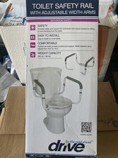 Toilet Safety Rail - Adjustable Grab Bar - Compact Support Frame with Handr