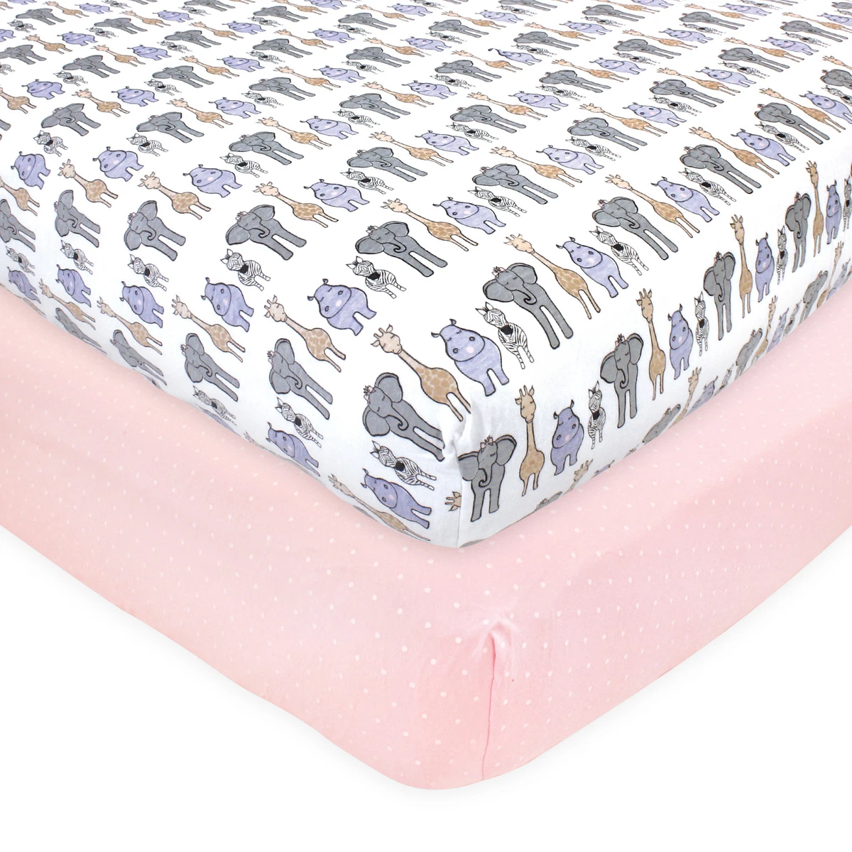 Fitted crib clearance sheets
