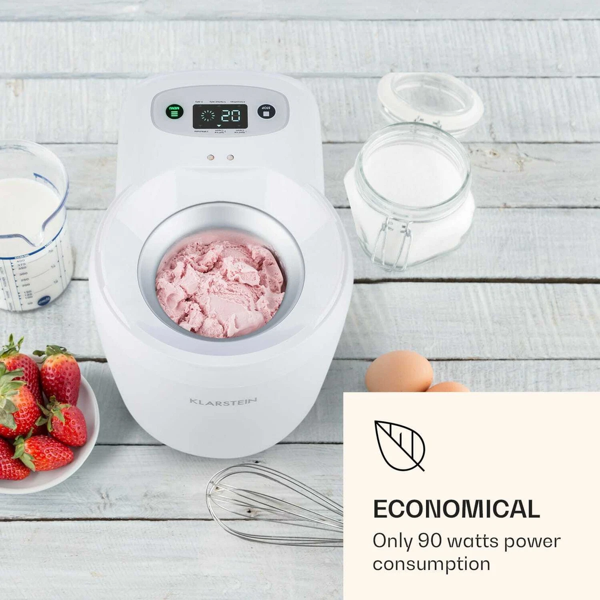 Ice Cream Maker Machine Commercial Thermoelectric Cooling Sorbet