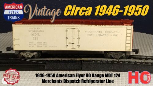 1946-1950 American Flyer HO Gauge MDT 124 Merchants Dispatch Refrigerator Line