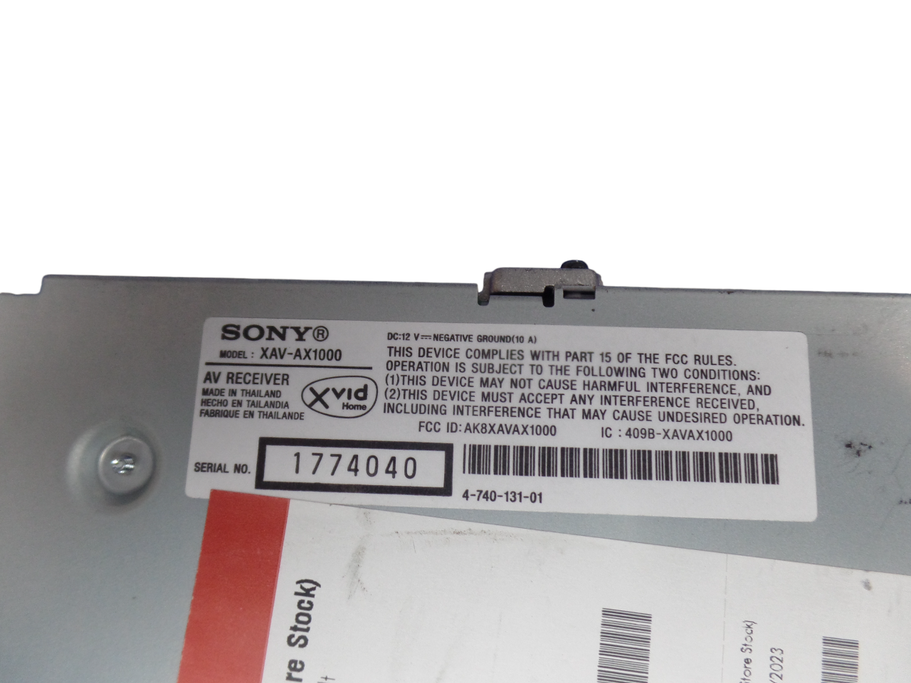 SONY XAVAX1000 AV RECEIVER CAR RADIO Free Shipping eBay