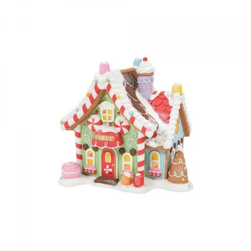Dept 56 MICKEY'S PEPPERMINT VILLA Disney Village 6013662 NEW Mickey Mouse - Picture 5 of 5