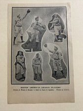 Boston Red Sox Tris Speaker Smoky Joe Wood L Pape 1911 Baseball Team 4X6 Picture