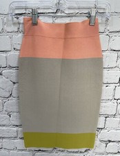 BCBG Max Azria Scarlett Colorblock Skirt Size XS New