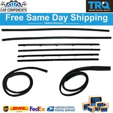 TRQ New 8pc Window Sweep Kit Bead For 1967-1972 Chevy C/K 10 20 30 GMC C15/C1500