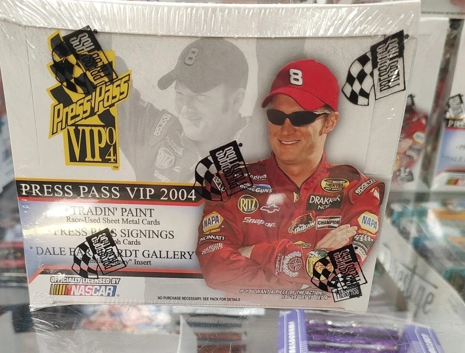 2004 Press Pass Nascar Racing VIP 20 Pack Factory Sealed Retail Box Busch Rc - Image 4 of 4