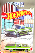 2021 Hot Wheels Pick-Up Truck Series 1/5 '65 FORD RANCHERO Green w/PR5 Spokes