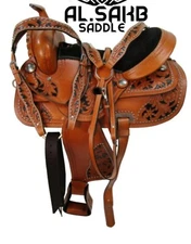 Handmade Brown beautiful pleasure saddle! Beautiful Hand Tooled floral design .
