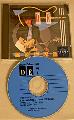 CD Dave Edmunds - D.E. 7 DE7 - 11 Songs 1982/92 Arista - German press