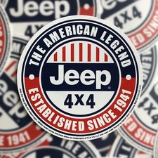 Sticker - Jeep The American Legend