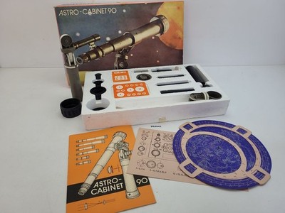 Baukasten Teleskop Astro-Cabinet 90 VEB Kamenzer Spielwaren Nr. 555 #264941