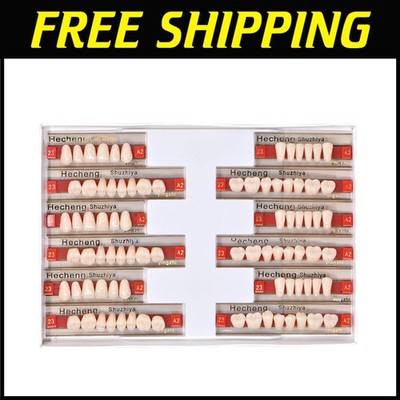84 Pcs Complete Acrylic Denture Teeth Set - A2 Shade
