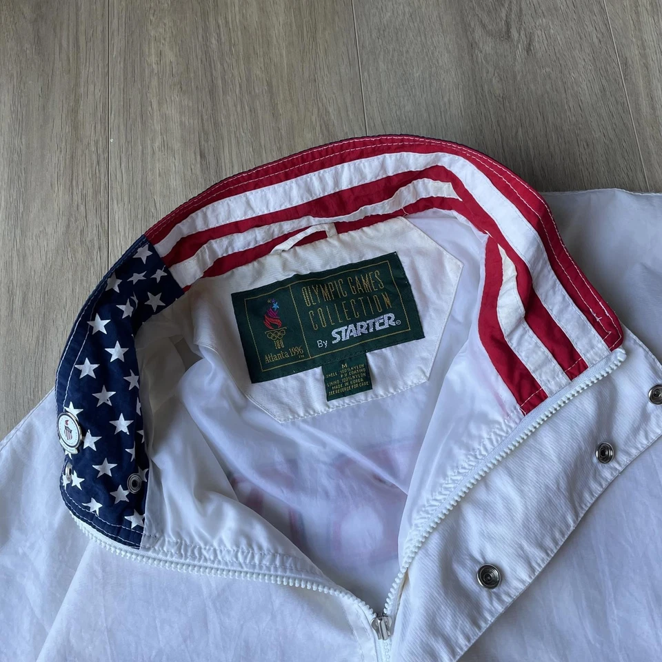 Chaqueta De Colección EE. UU. 1996 Juegos Olímpicos de Atlanta Talla Mediana Foto 3 de 4