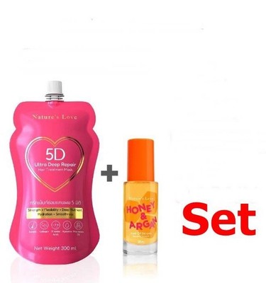 Nature s Love Hair Repair Set + Shine-Locking Treatment 5D Ultra nourishing