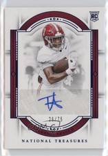 2024 Panini National Treasures Collegiate Blue 26/75 Terrion Arnold Auto 0pb4