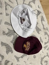Central Michigan Chippewas White Bucket Hat and Maroon Cap College NCAA Hats