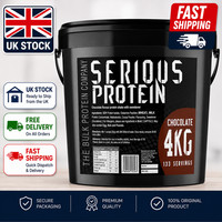 Serious Protein Powder 4kg Chocolate Low Carb Lean Muscle Recovery 133 Servings