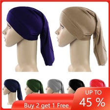 Women Muslim Hijab Under Scarf Turban Inner Ninja Cap Tube Bonnet Islam Headwear