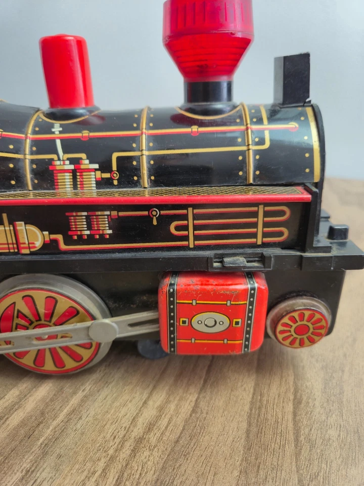 Locomotive tôle KO Japan Pioneer 1875 jouet ancien tin toy train vintage 60s - Photo 3/4