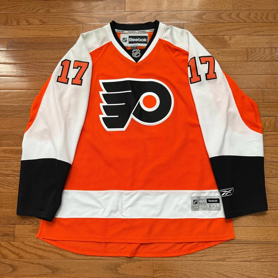 Reebok Philadelphia Flyers #17 Carter Orange Hockey Jersey Men’s 2XL NHL XXL - Image 3 of 4