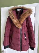 Mackage Adali F3 Coat Women's Burgundy Merlot Down Jacket, Size L 12