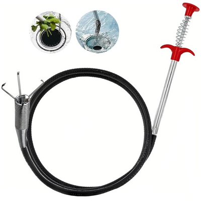 #ad #ad 61 inch Drain Clog Gutter Cleaning Drain Snake Tools Cleaner for Sewer Sh... $16.27
