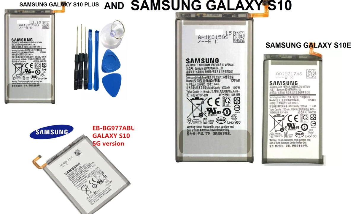 サムスン S10e 128GB SIMフリー純正バッテリー3100mAh100% OEM Original Battery for Samsung Galaxy S10 / S10E / S10 PLUS