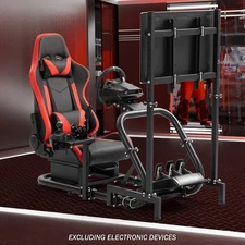 Supllueer Racing Sim Cockpit Bracket (With Seat Or TV Stand) For Logitech G920