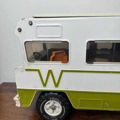 Vintage 1970s Tonka Winnebago Indian RV Motorhome Camper Pressed