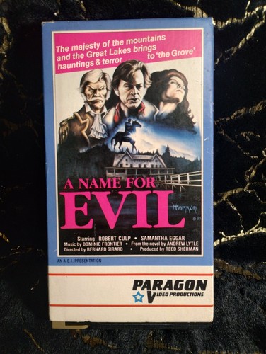 Vtg Rare A Name For Evil VHS 1984 Horror Paragon Video Gothic Cult Terror๐๐๐ - Foto 1 di 3