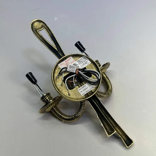 CRYSTORAMA LIGHTING Two Light Wall Sconce In Classic Style 15"x8" Brass 650-OB - Picture 9 of 14