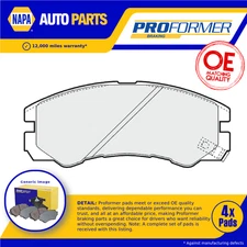 Brake Pads Set fits OPEL FRONTERA A 2.0 Front 92 to 98 Proformer 1605002