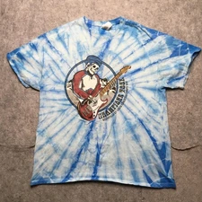 Barstool Sports Champions Tour Shirt Mens XL Blue Tie Dye Hockey Graphic Tee