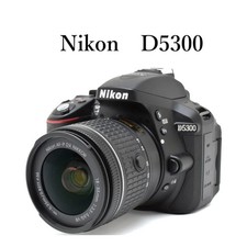 Nikon D5300 Lens Kit (Black) with Smartphone Transfer and Camera Bag - Hig 【NEW】
