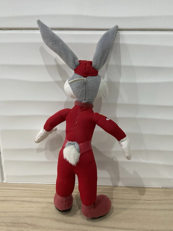 Peluche Bugs Bunny Pilote F1 Vintage - Photo 3/3