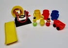 Vintage Fisher Price Sesame Street Clubhouse 937 accessories + 3 figures 70s