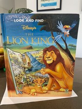 Disney&rsquo;s The Lion King Look & Find Hardcover Book &ndash; Vintage Kids