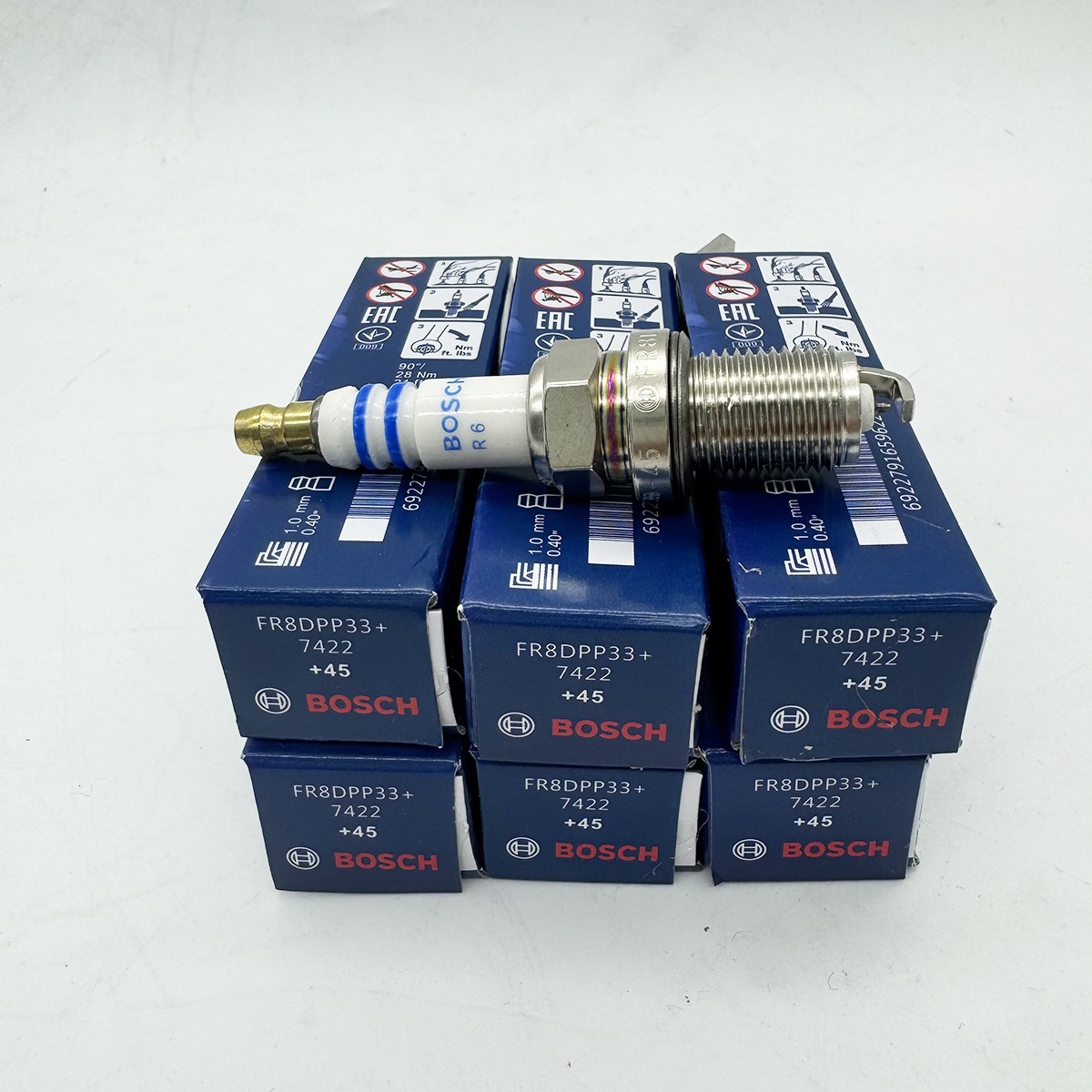 6X Spark Plugs FR8DPP33 For Mercedes C320 C240 E320 S430 CLK320 CLK430 BOSCH