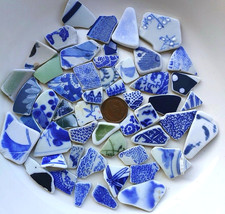 sea glass from japan Surf-Tumbled Beach Glass pottery